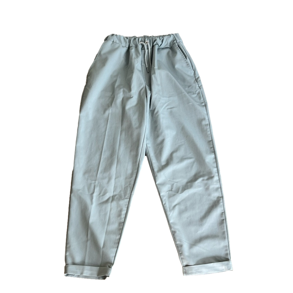 Boohoo Men's Light Gray and Green Joggers